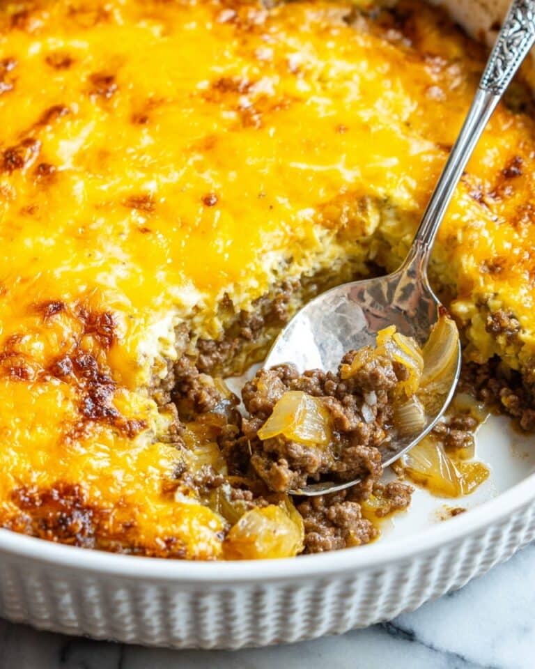 Keto Cheeseburger Casserole Recipe