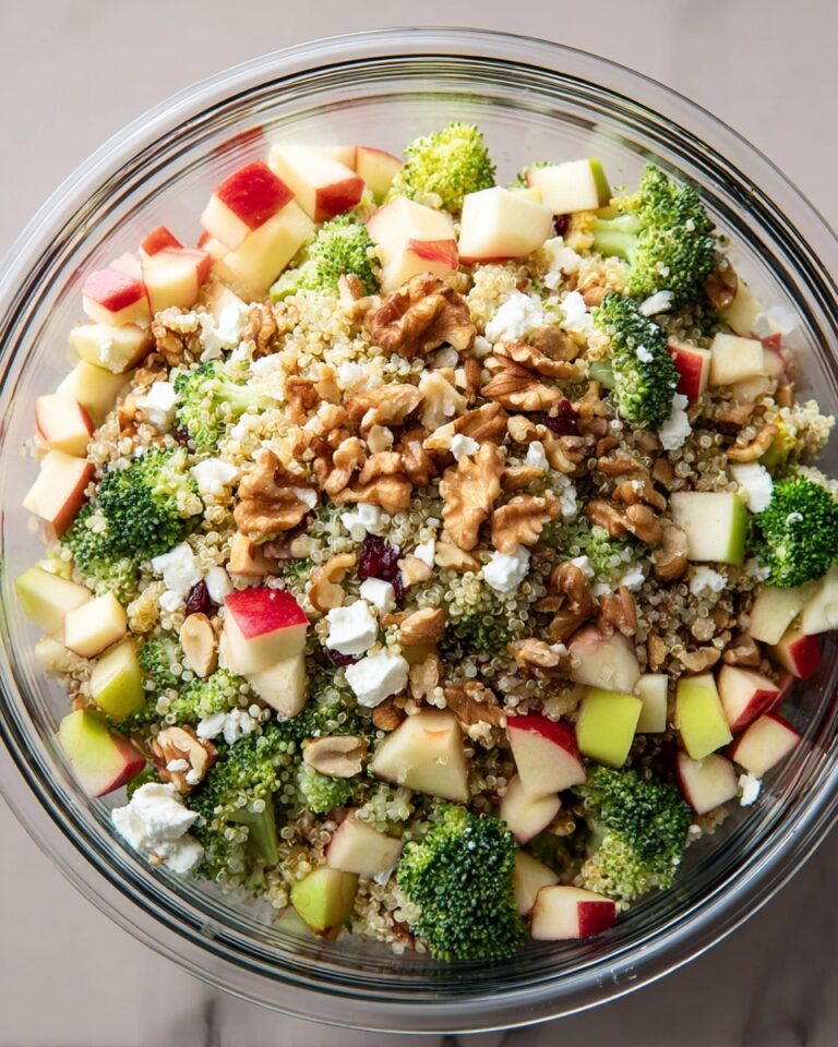 Broccoli Apple Quinoa Salad Recipe