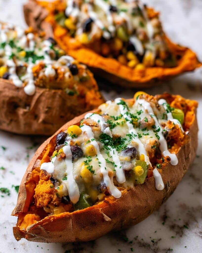 Southwest Stuffed Sweet Potatoes Recipe