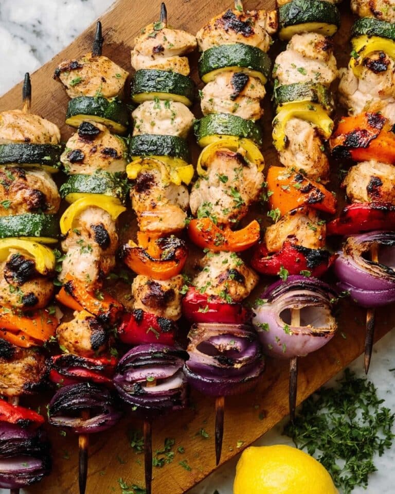 Easy Grilled Chicken Kabobs Recipe