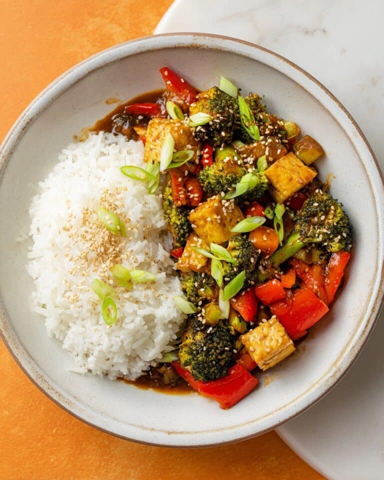 Tempeh Stir-Fry with Veggies and Sesame Soy Sauce Recipe