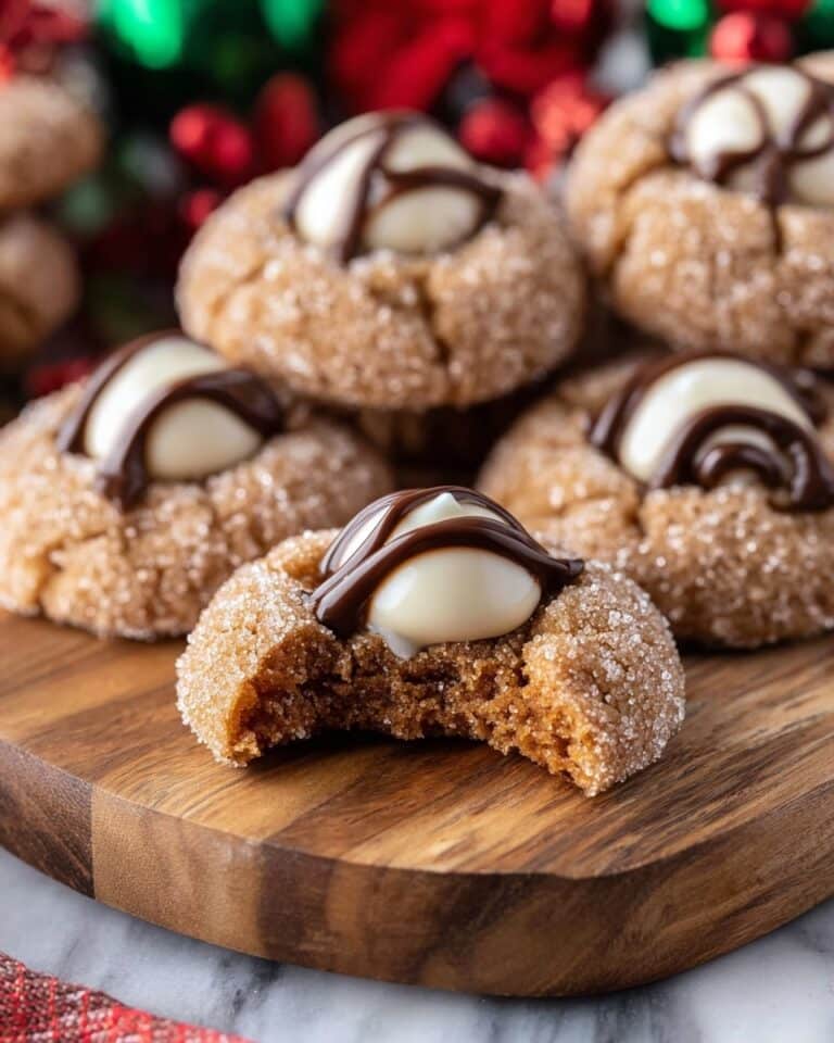 Gingerbread Kiss Cookies Recipe