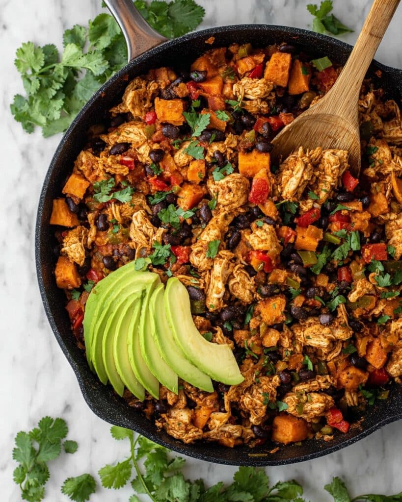 Chili Lime Chicken Sweet Potato Skillet Recipe