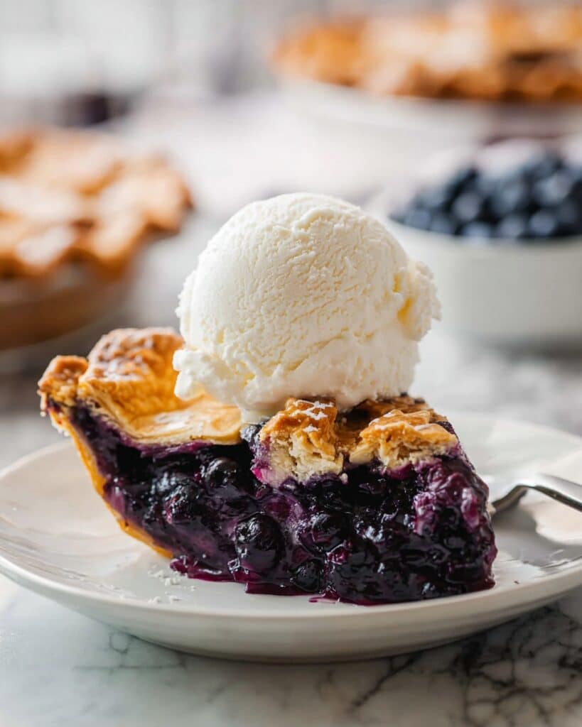 Grandma’s Old Fashioned Blueberry Pie Recipe