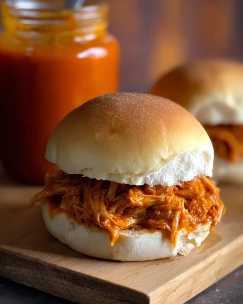 Healthy Peach BBQ Pulled Chicken Recipe