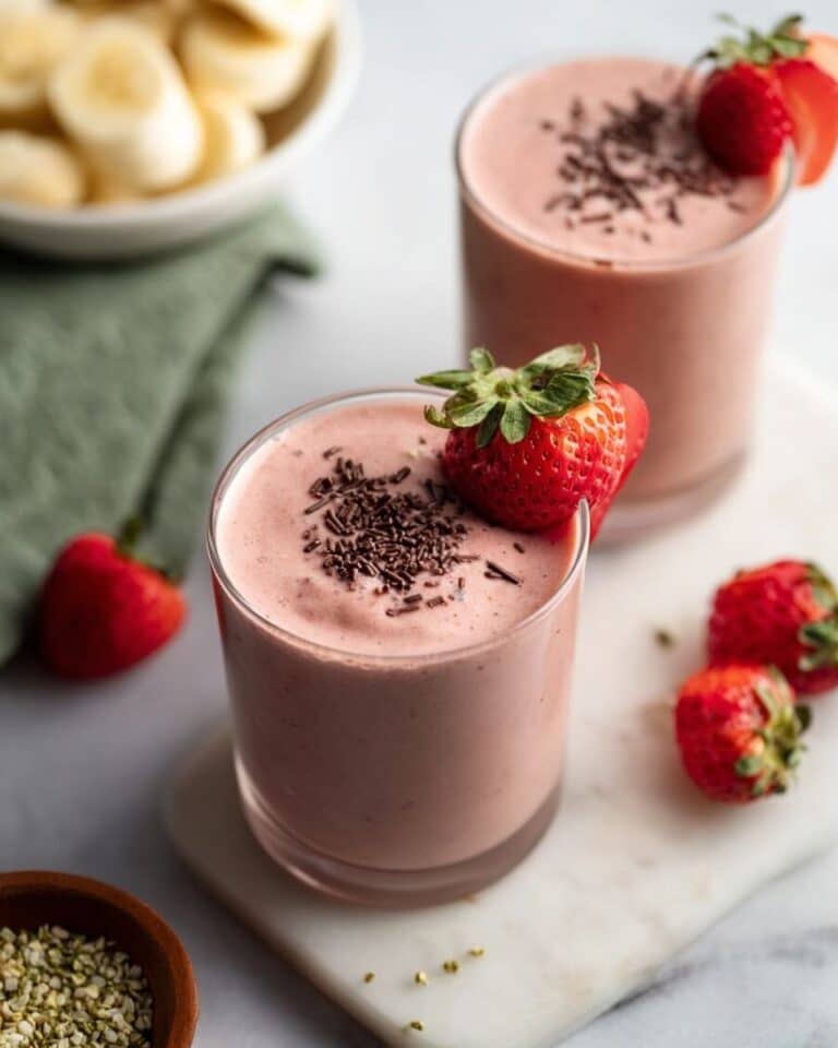Chocolate Strawberry Banana Smoothie Recipe