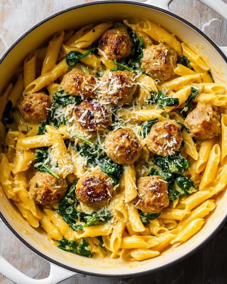 Sausage Meatball and Pumpkin Pasta Recipe