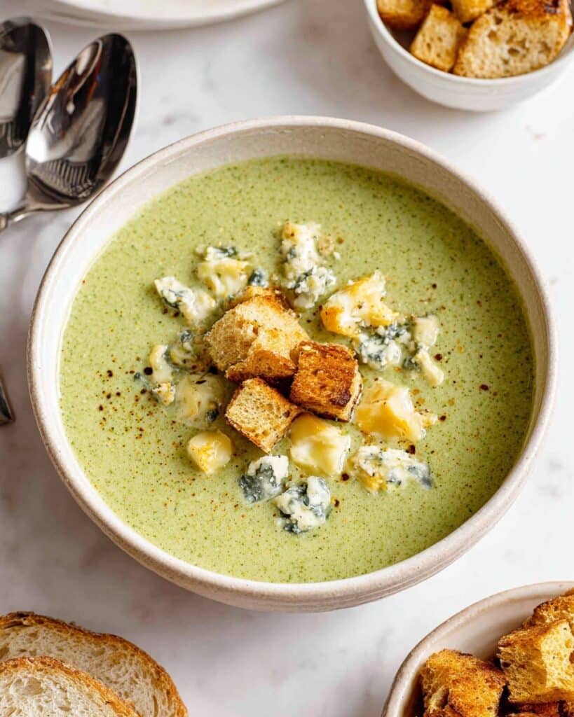 Broccoli and Stilton Soup {Quick & Easy Recipe} Recipe