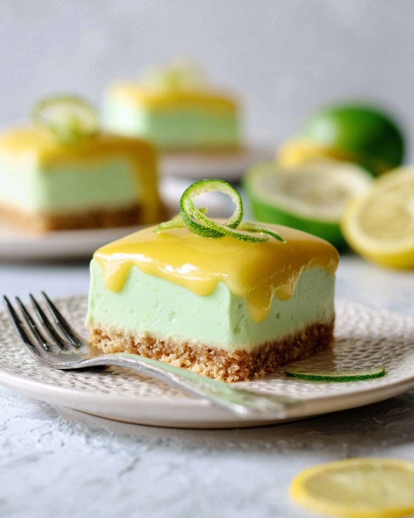 Lemon Lime Sherbet Bars Recipe