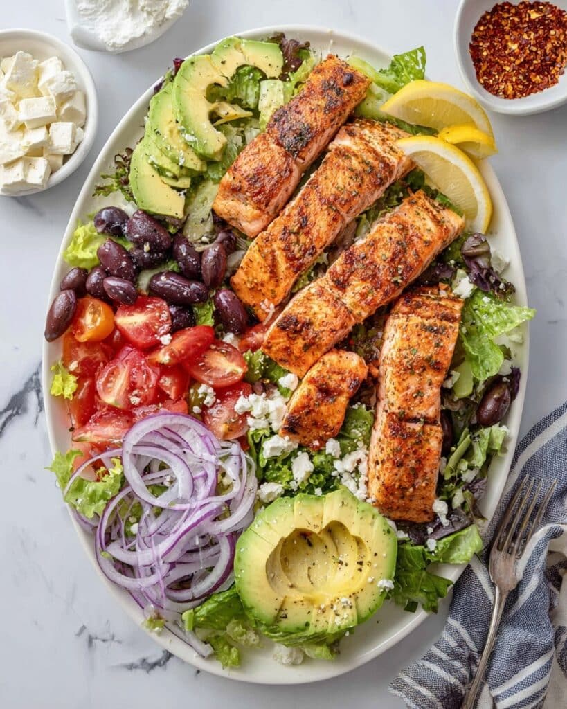 Greek Salmon Salad Recipe