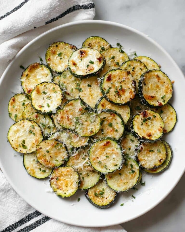 Parmesan Roasted Zucchini Recipe