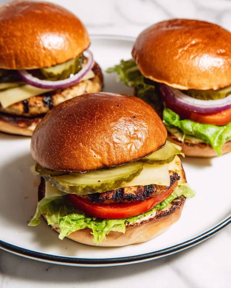 Grilled Halloumi Burgers With All the Fixings Recipe