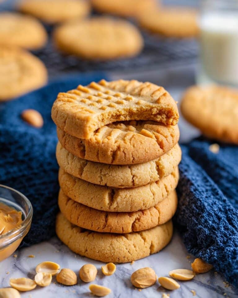 Old-Fashioned Peanut Butter Cookies Recipe