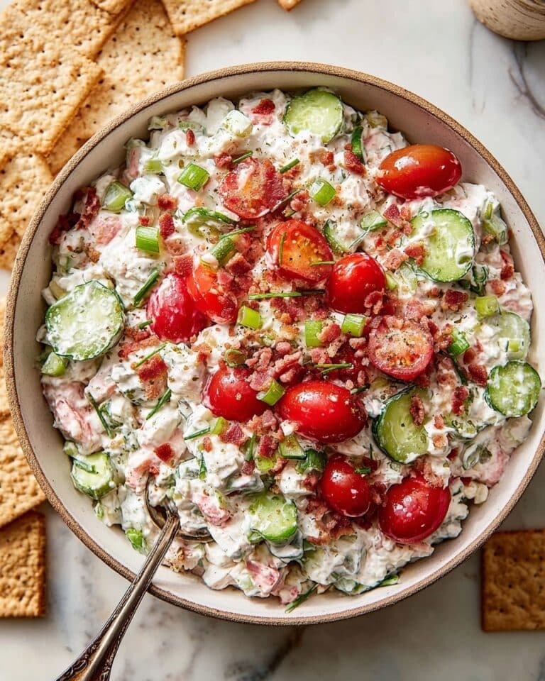 Scoopable Bacon Ranch Chicken Salad Recipe