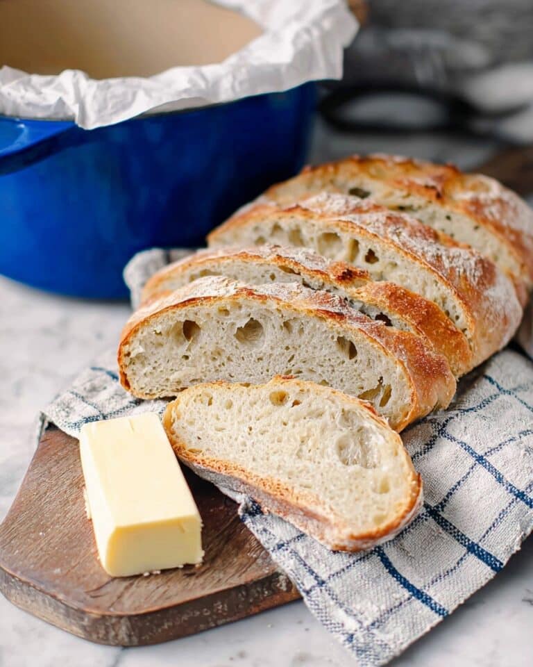 Dutch Oven No Knead Crusty Bread Recipe