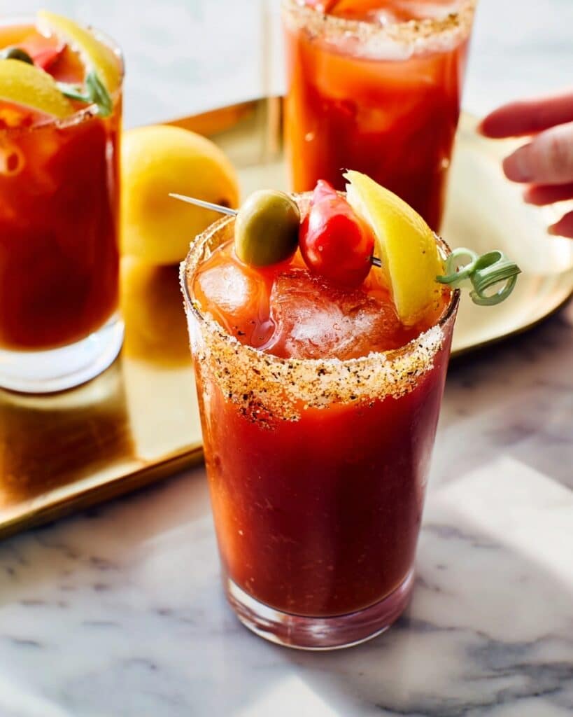 Homemade Bloody Mary Cocktails Recipe
