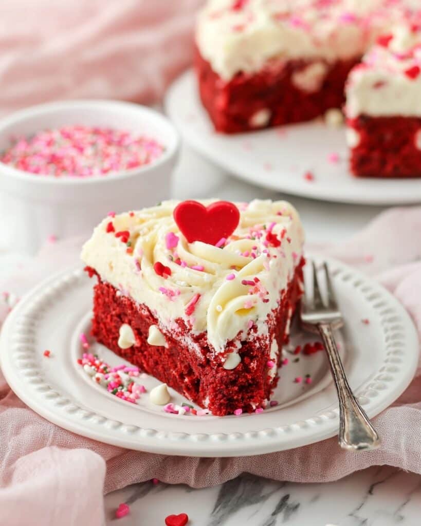 Red Velvet Cookie Cake Recipe