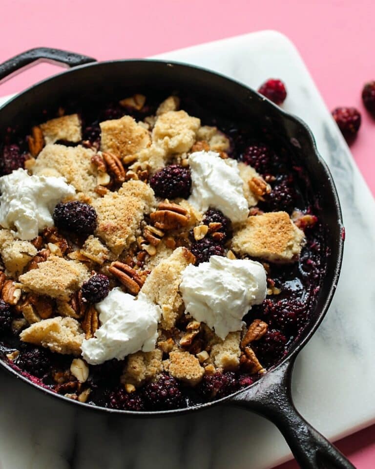 Simple Vegan Gluten-Free Blackberry Cobbler Recipe