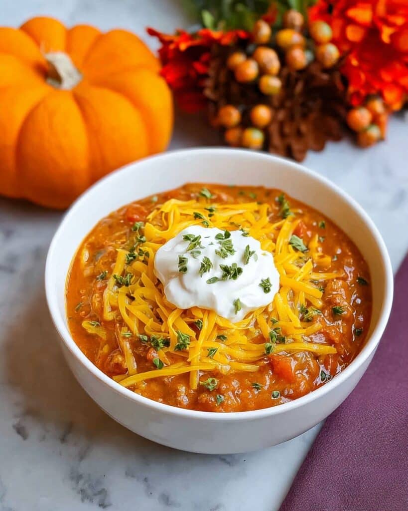 Pumpkin Chicken Chili Recipe