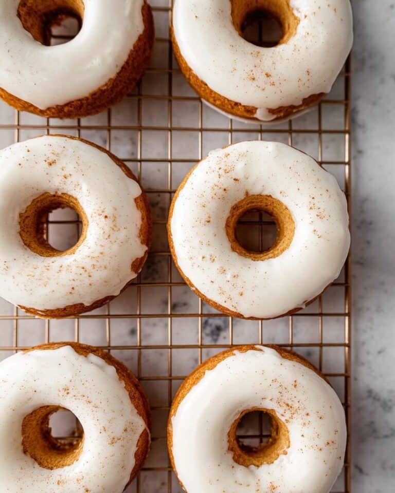 Baked Pumpkin Donuts with Maple Glaze Recipe