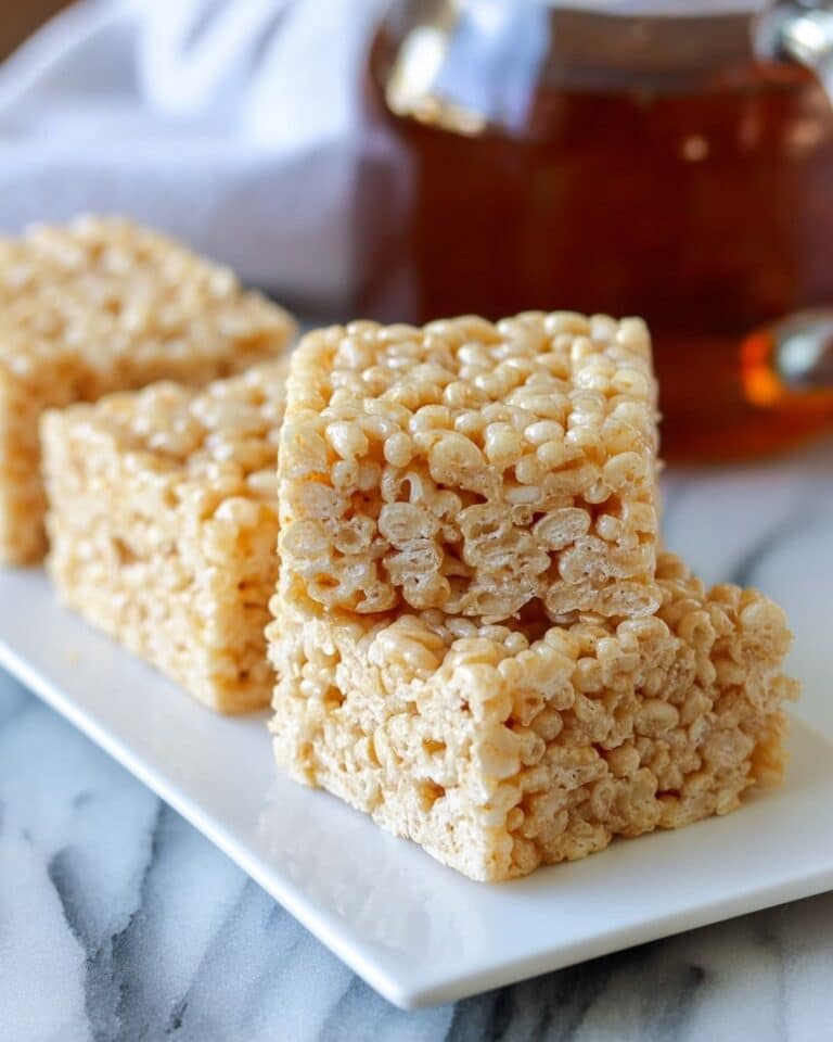Salted Caramel Rice Krispies Treats Recipe