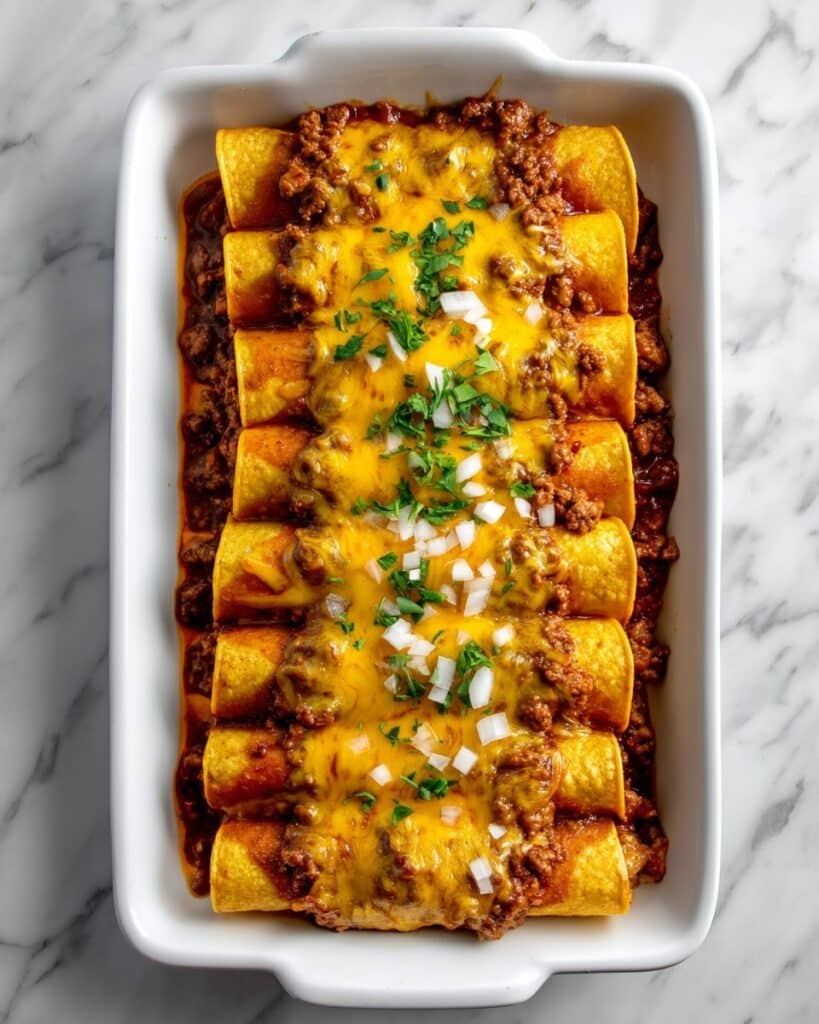 Tex Mex Enchiladas with Chili Gravy Recipe