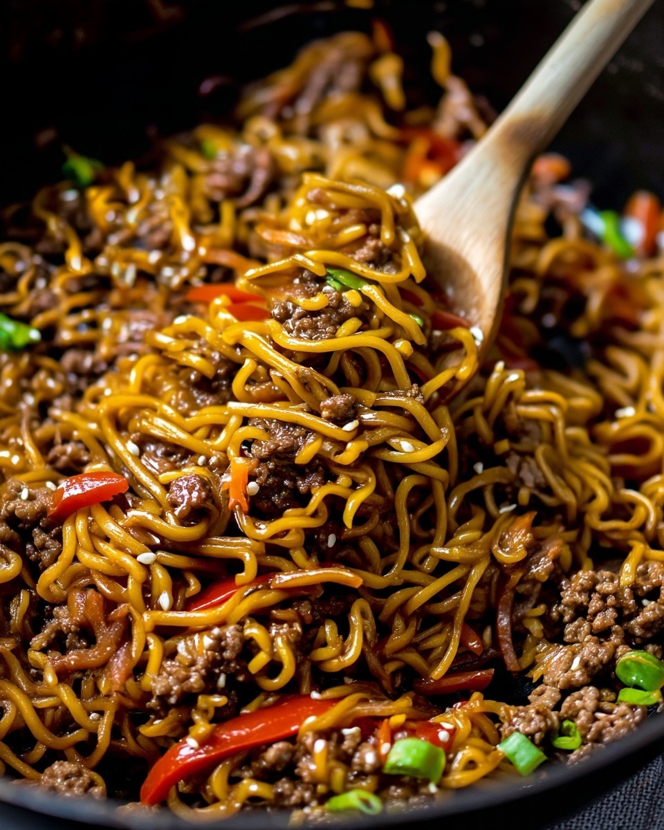 Slow Cooker Beef Ramen Noodles Recipe
