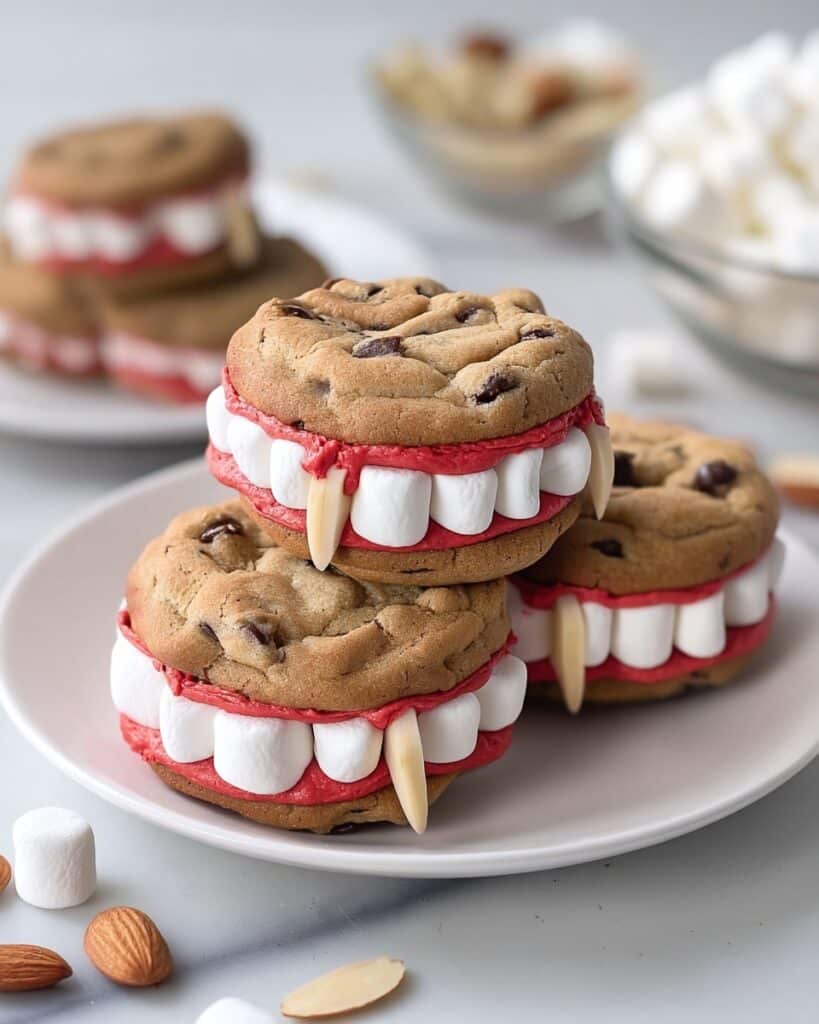Easy Halloween Vampire Cookies Recipe