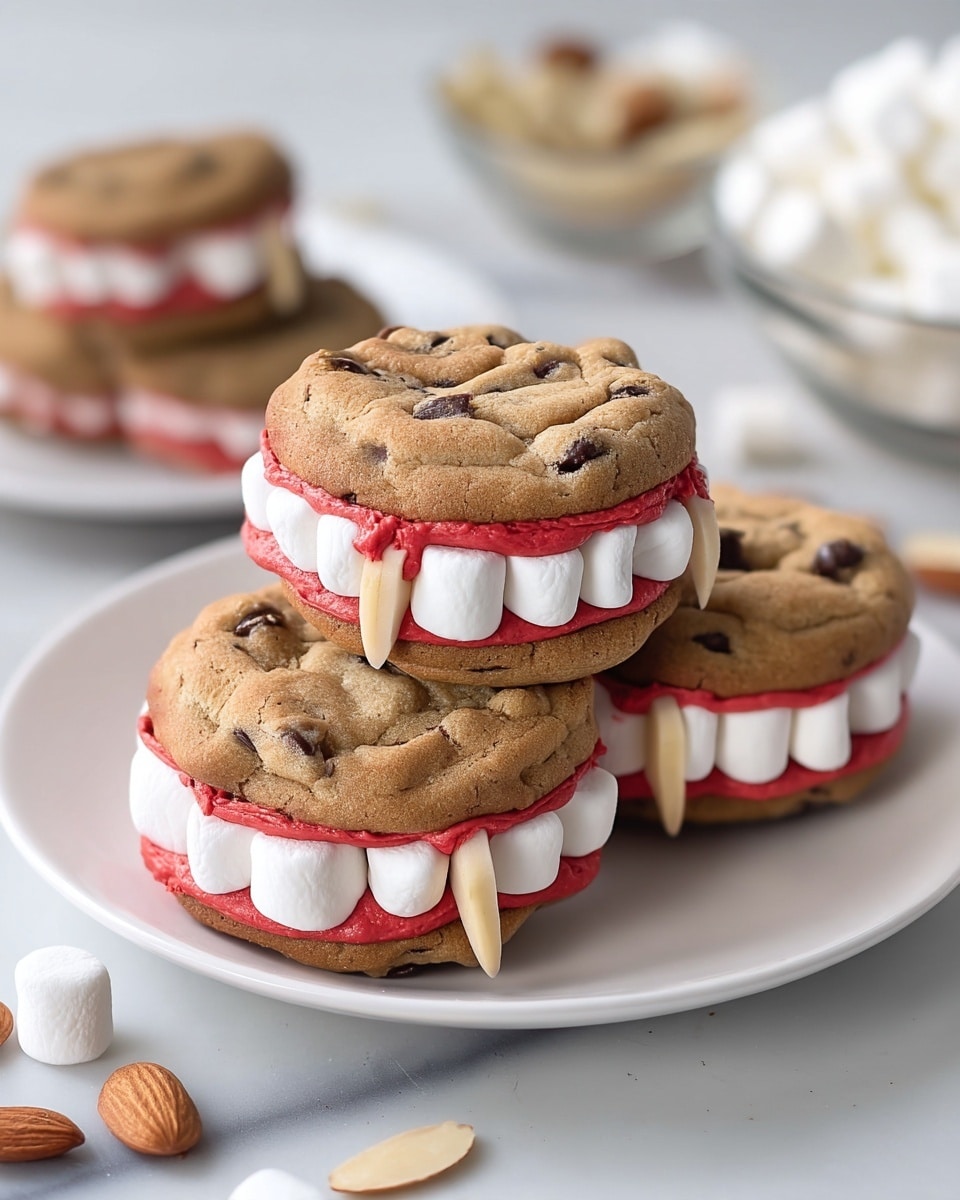 Easy Halloween Vampire Cookies Recipe