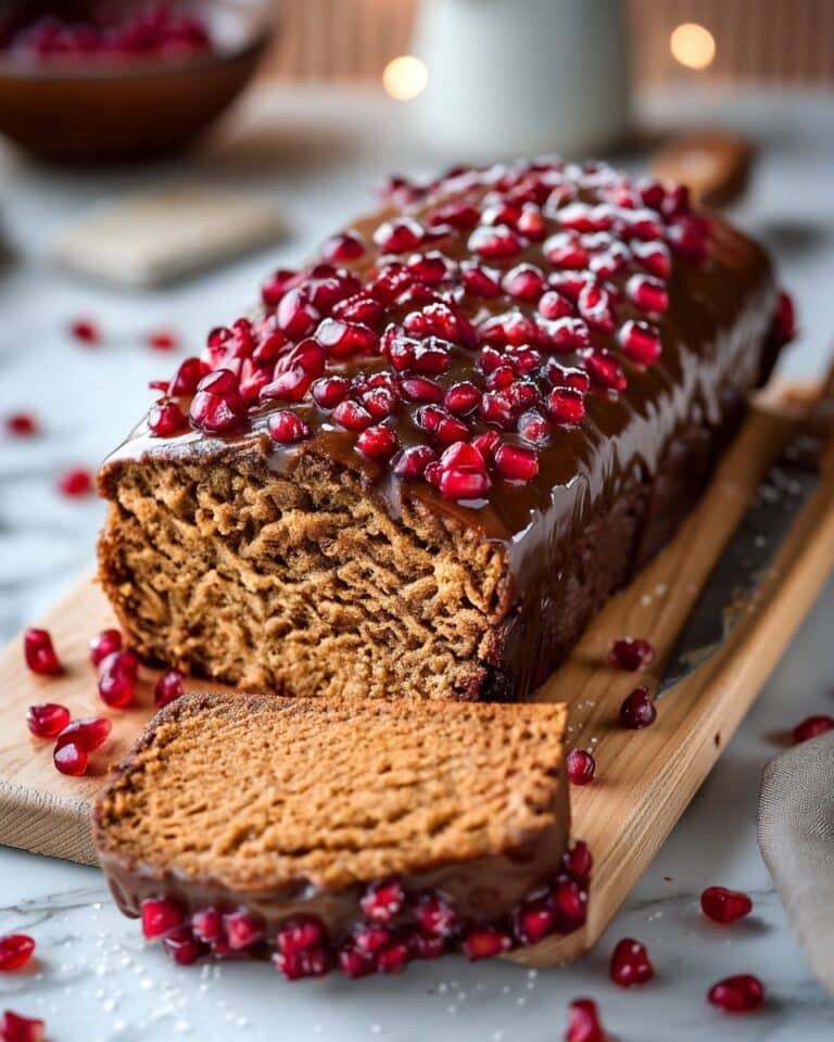 Fluffy Vegan Gingerbread Cake with Vanilla Cream Sauce Recipe