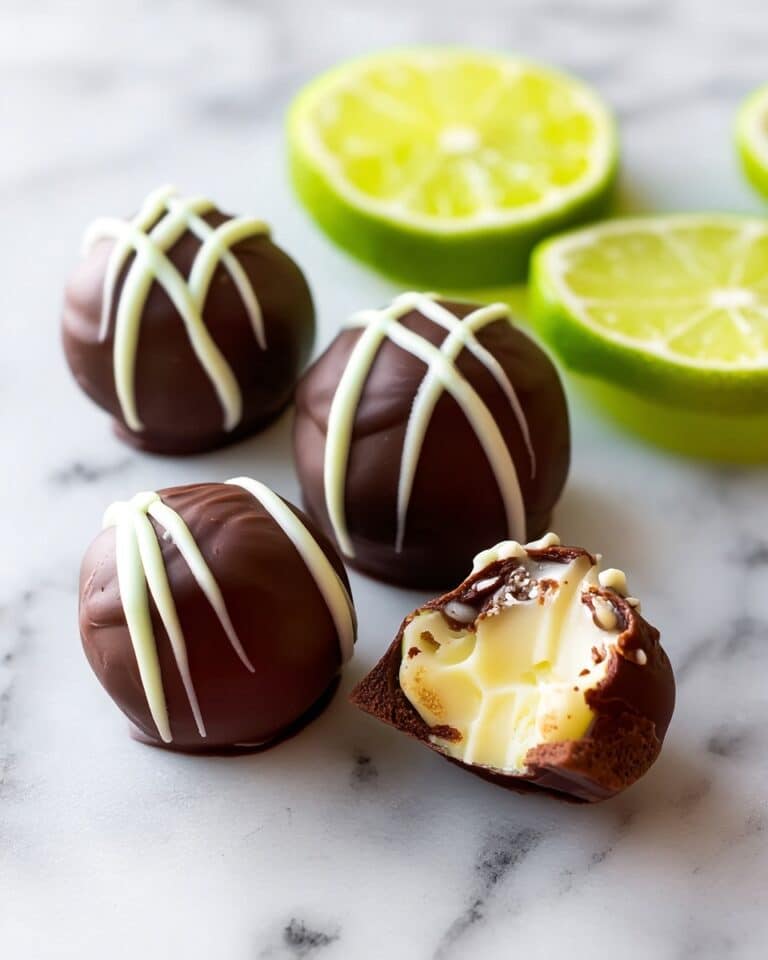 Dark Chocolate Key Lime Pie Truffles Recipe