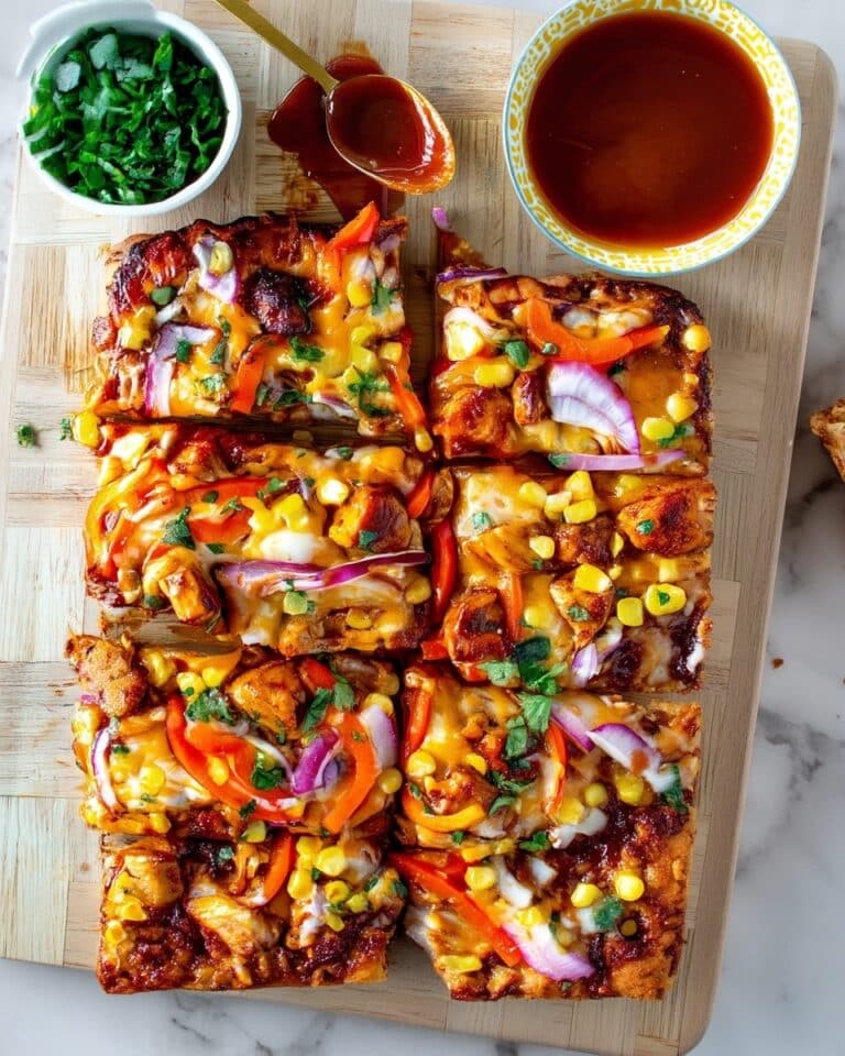 Easy BBQ Chicken Flatbread Recipe