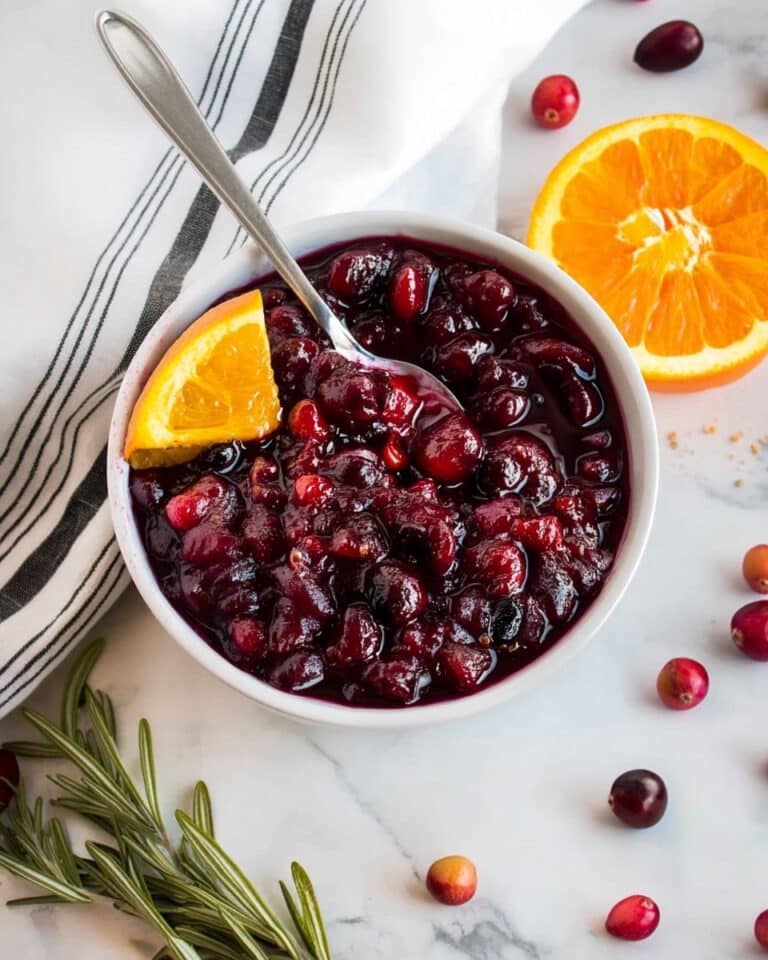 Homemade Spiced Cranberry Sauce Recipe
