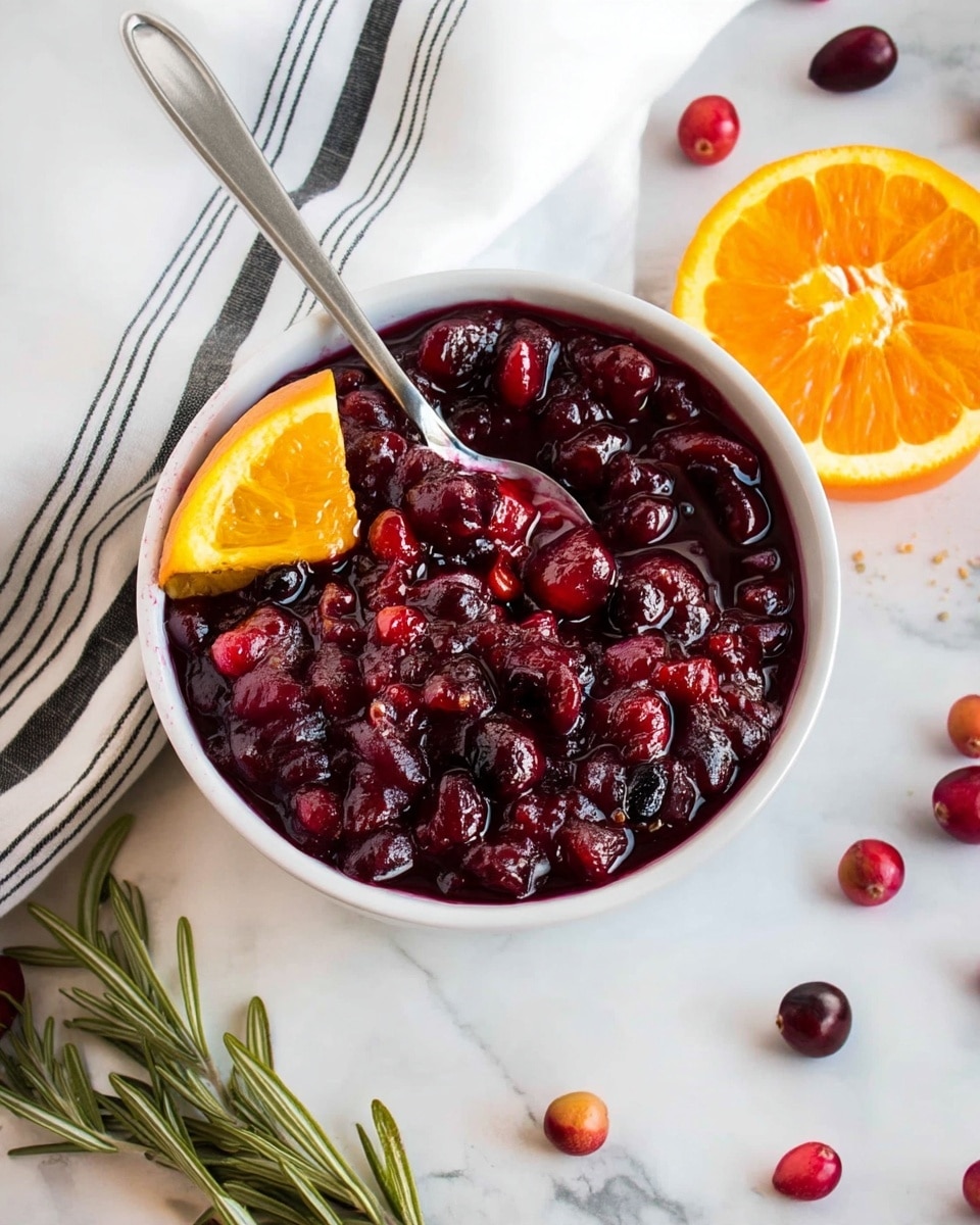Homemade Spiced Cranberry Sauce Recipe