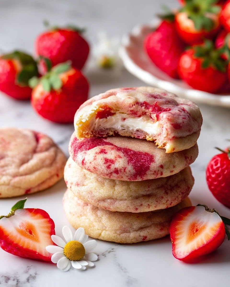 Strawberry Cheesecake Cookies Recipe