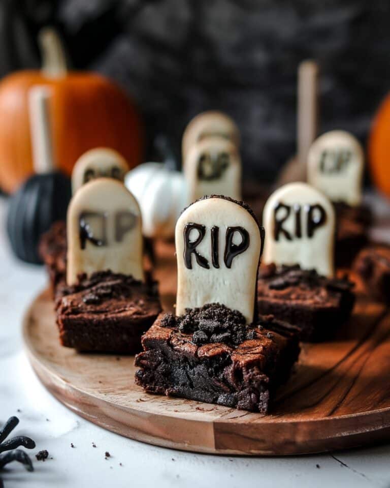 Graveyard Halloween Brownies Recipe