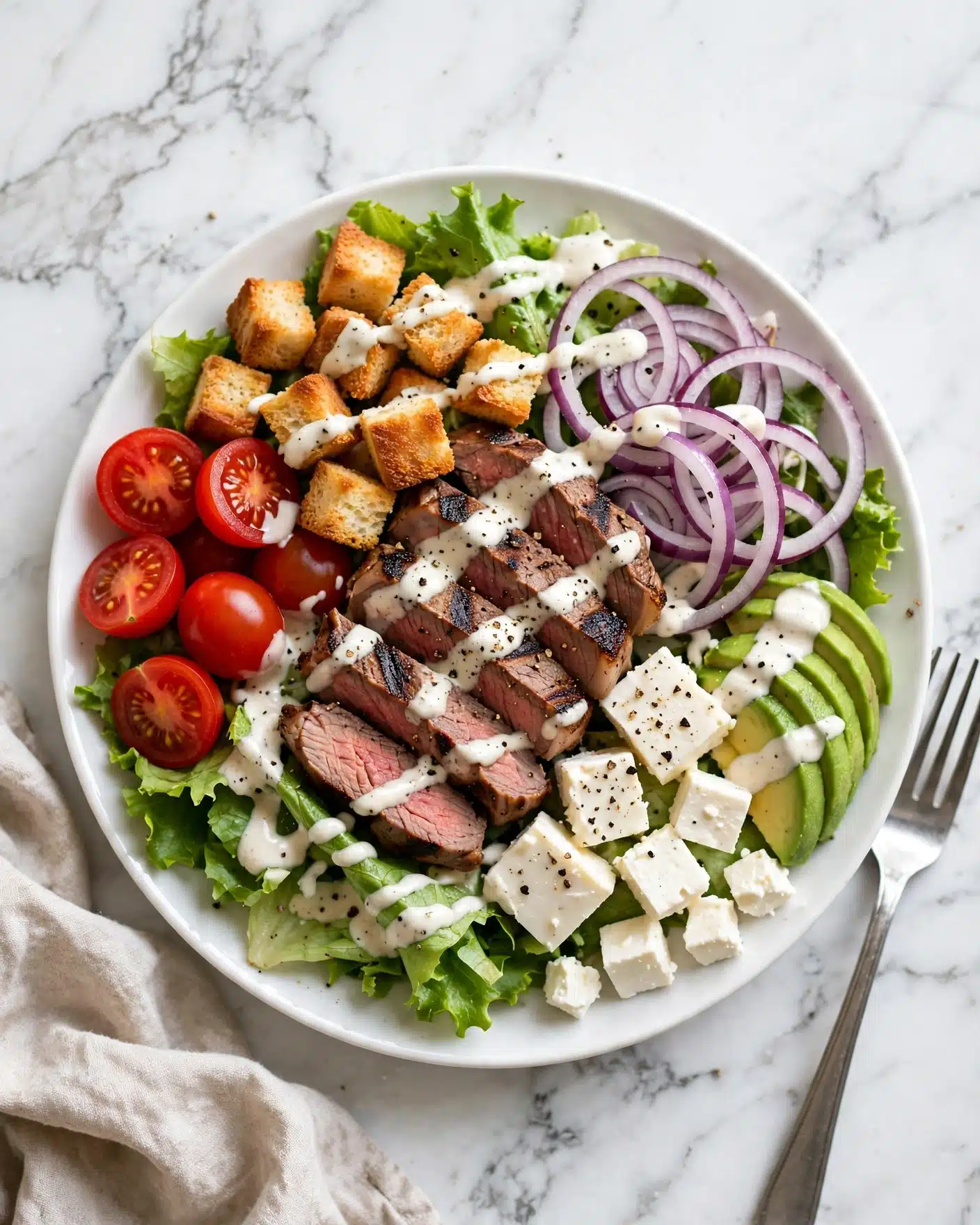 Black n’ Blue Grilled Steak Salad Recipe