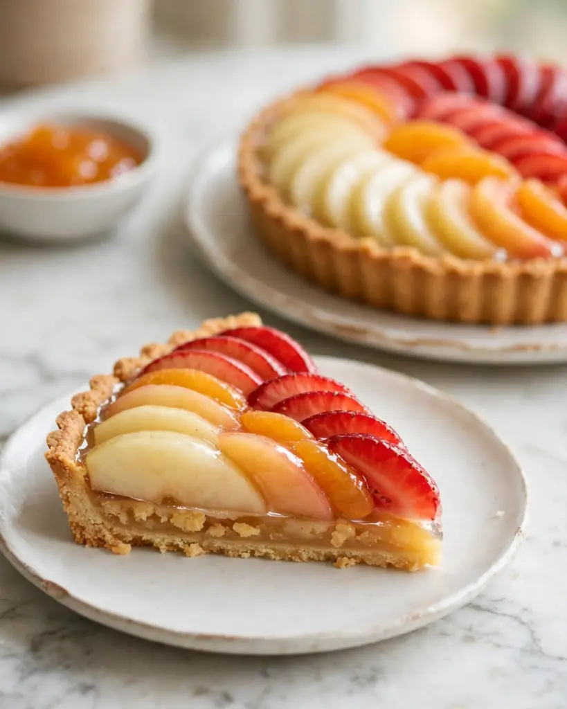 Vegan Peach Tart Recipe