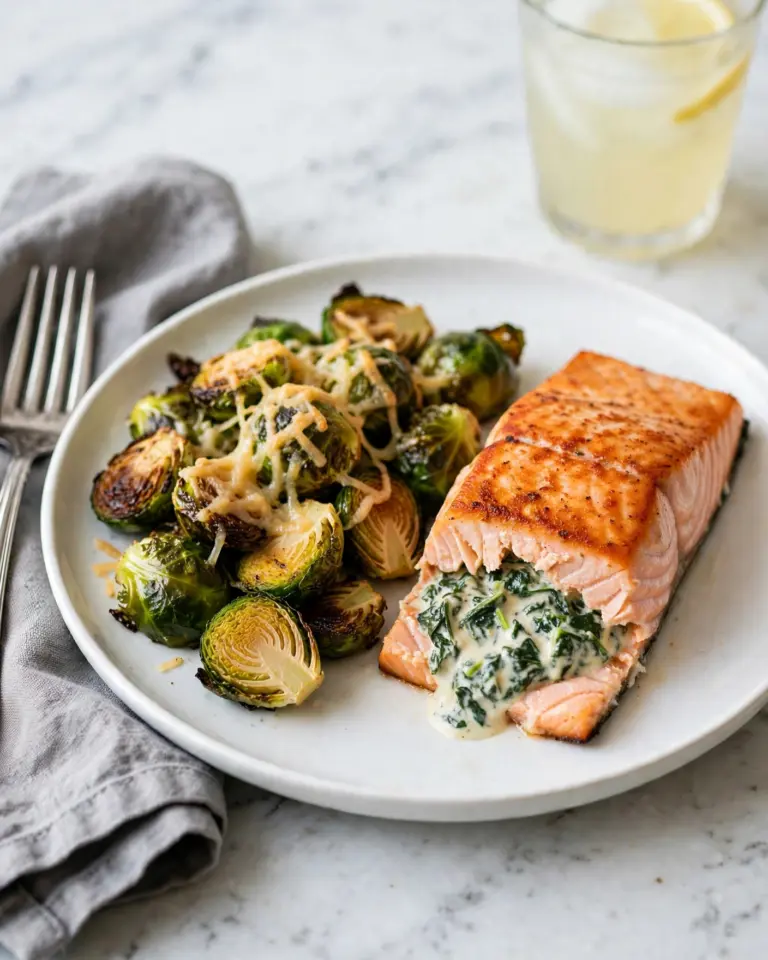 Spinach Stuffed Salmon Recipe