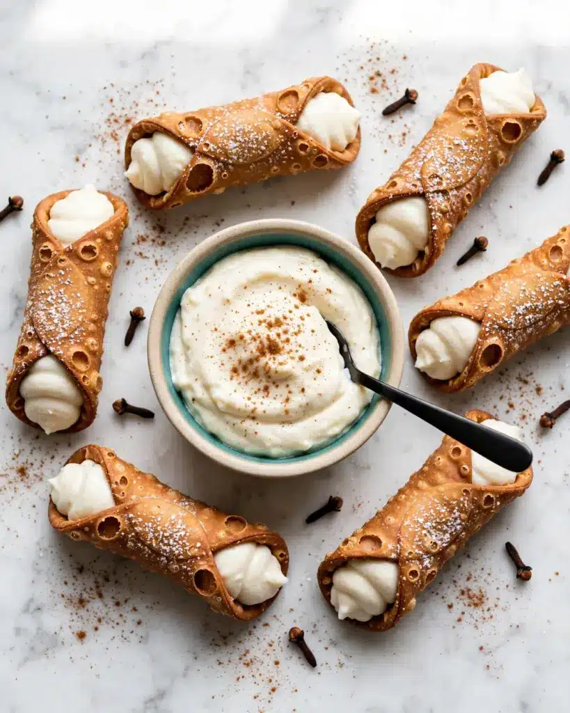 Authentic Cannoli Cream Recipe with Ricotta Recipe