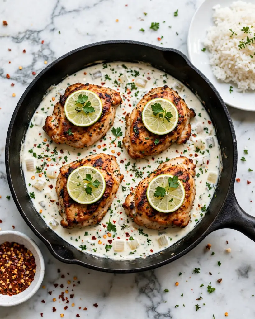Coconut Lime Chicken Skillet Recipe