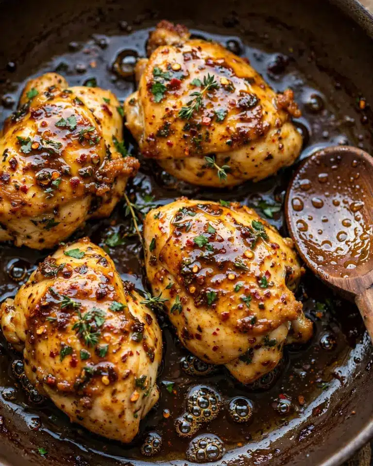 Maple Mustard Glazed Chicken Recipe