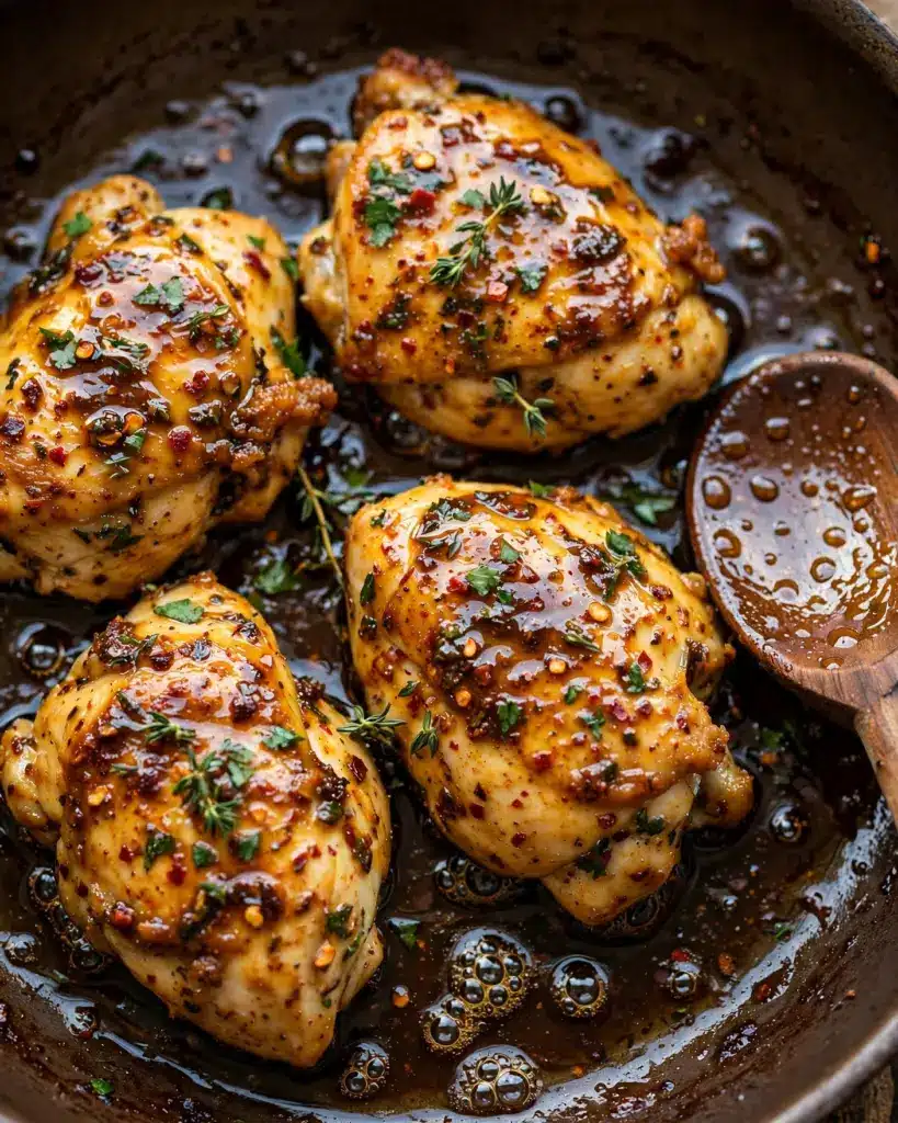 Maple Mustard Glazed Chicken Recipe