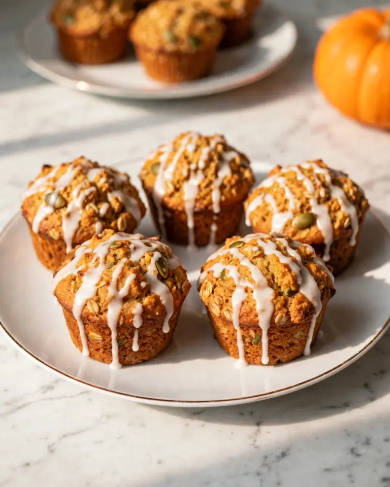 Healthy Pumpkin Carrot Apple Muffins Recipe