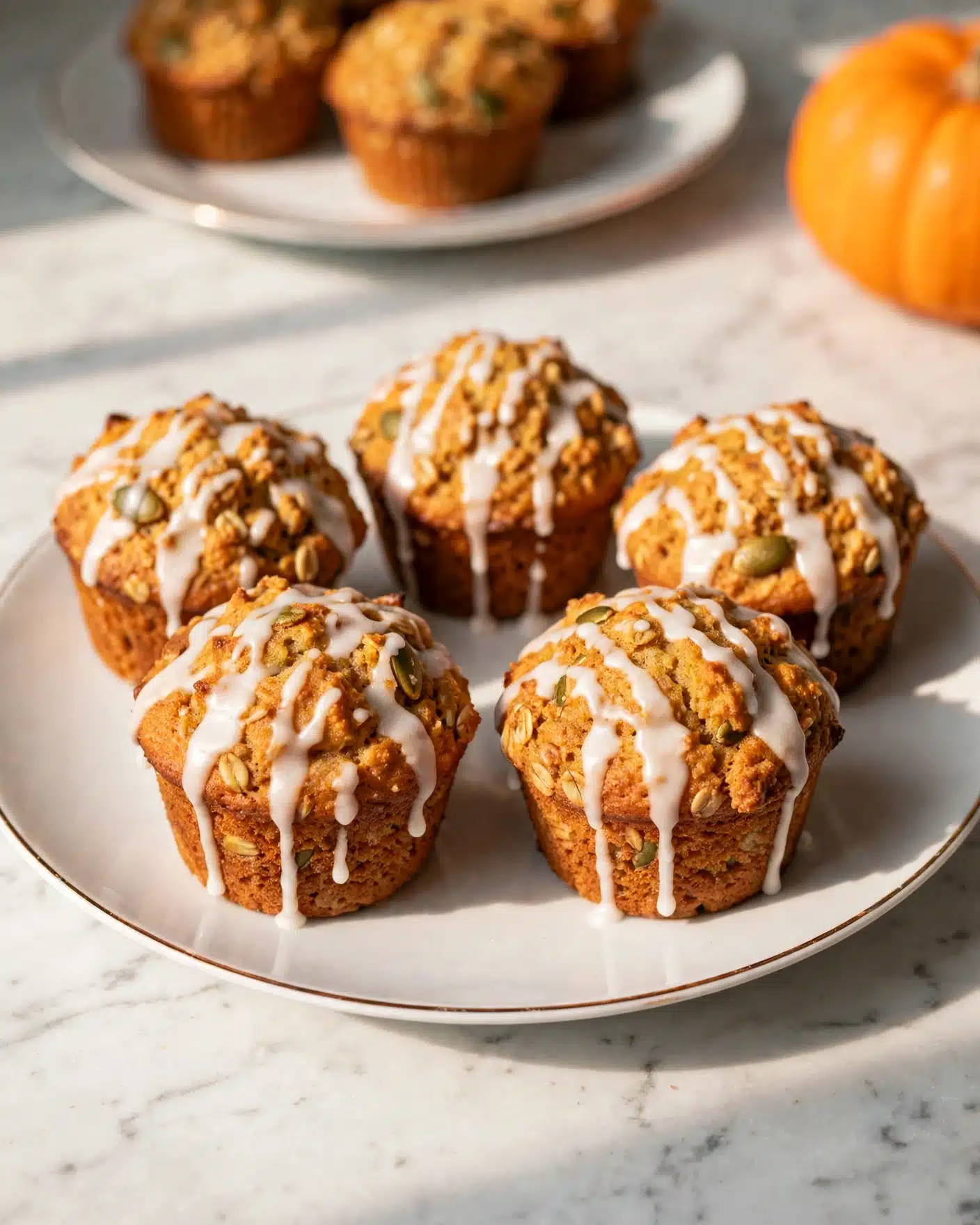 Healthy Pumpkin Carrot Apple Muffins Recipe