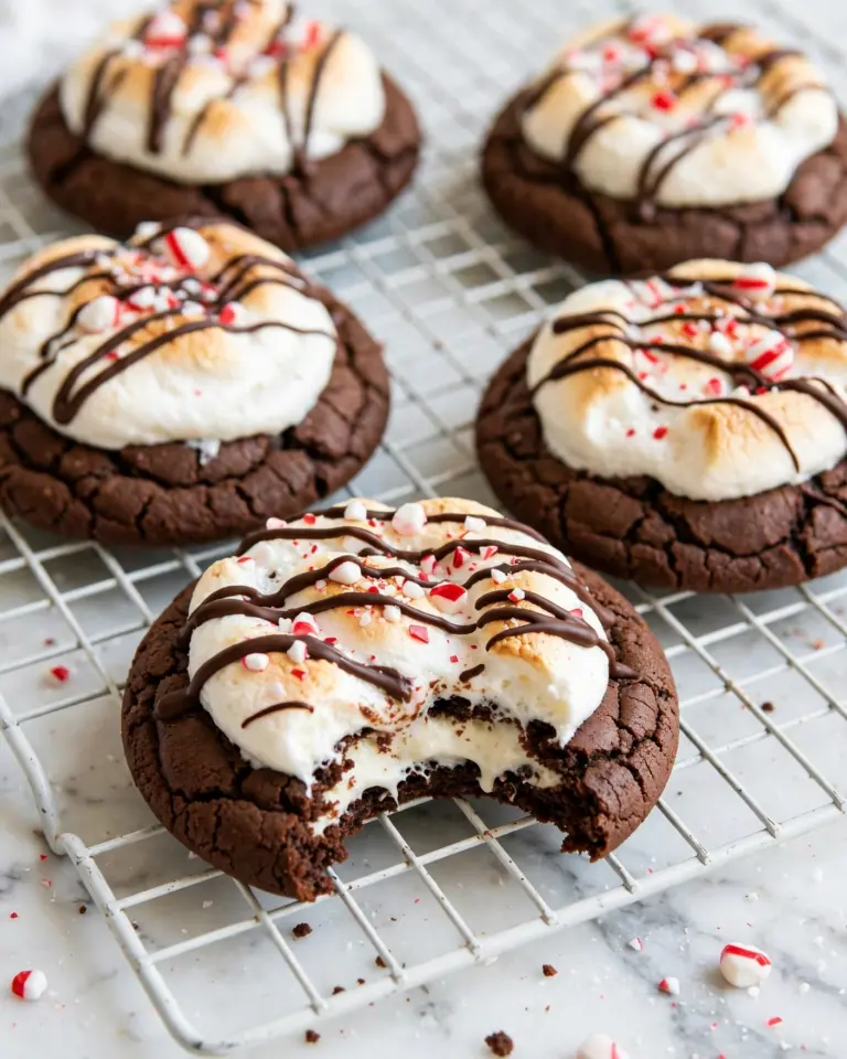 Peppermint Hot Chocolate Cookies Recipe
