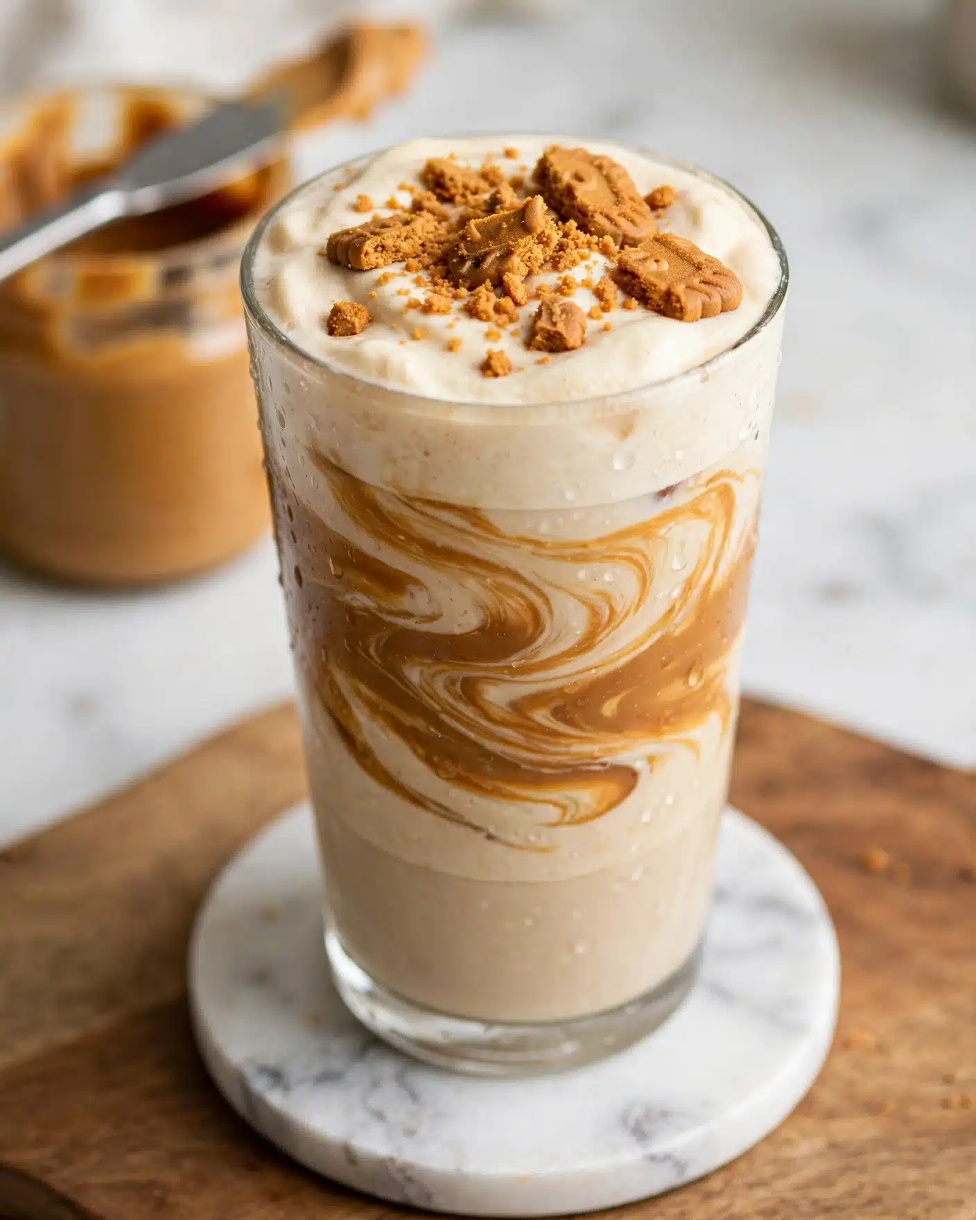 Iced Biscoff Latte with Cold Foam Recipe
