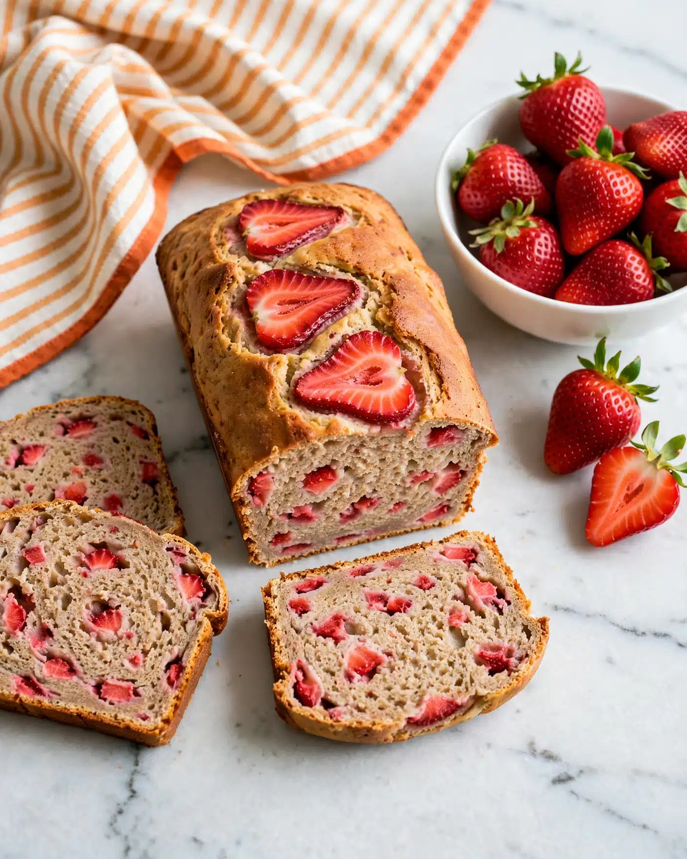 Strawberry Banana Bread Recipe