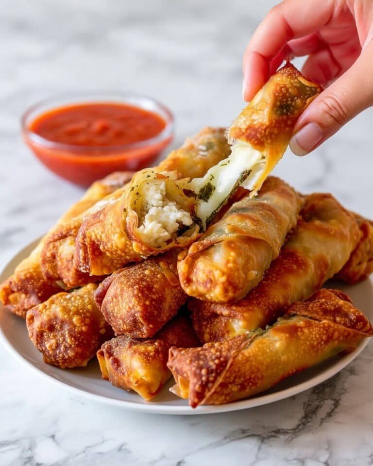 Air Fryer Spinach Mozzarella Sticks Recipe