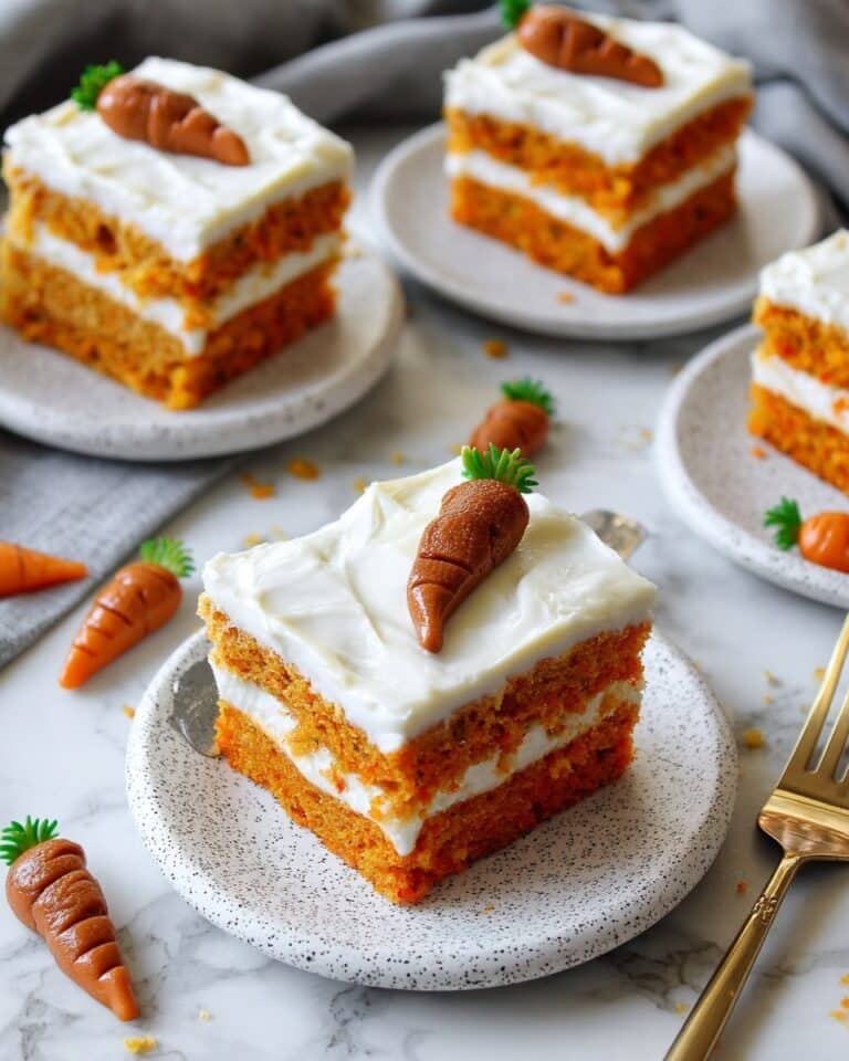 Sugar-Free Vegan Carrot Cake Bars Recipe
